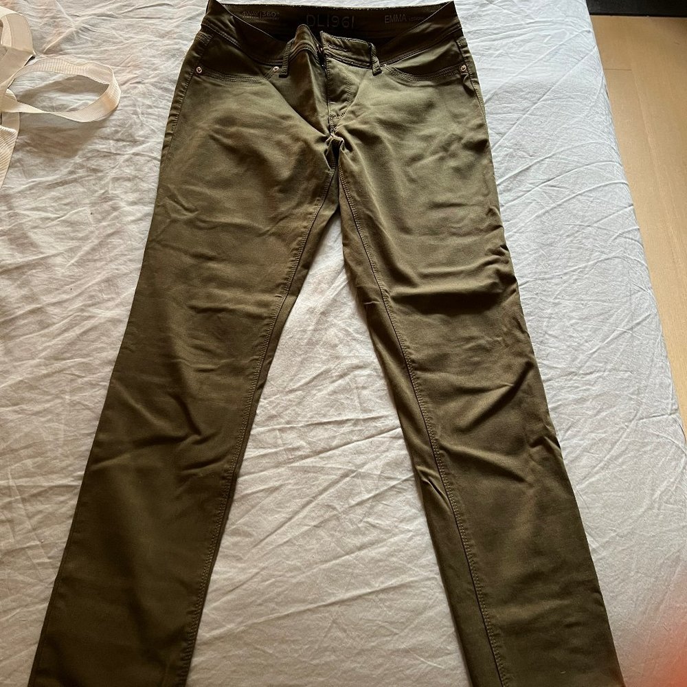DL1961 Emma Leggings - Green - Size 28